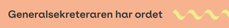 Generalsekreteraren har ordet